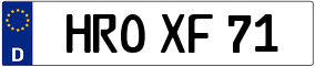 Truck License Plate